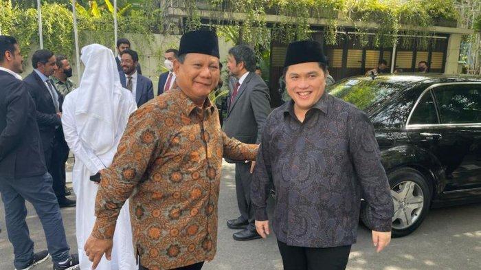 Elektabilitas Prabowo Diprediksi Meningkat Jika Pilih Erick Thohir Jadi Cawapres