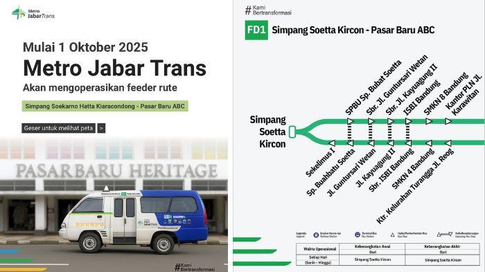 RUTE - Angkutan umum (angkot) feeder di Kota Bandung sudah mulai beroperasi, melayani satu rute dari Simpang Kiaracondong-Soekarno Hatta, cek selengkapnya.