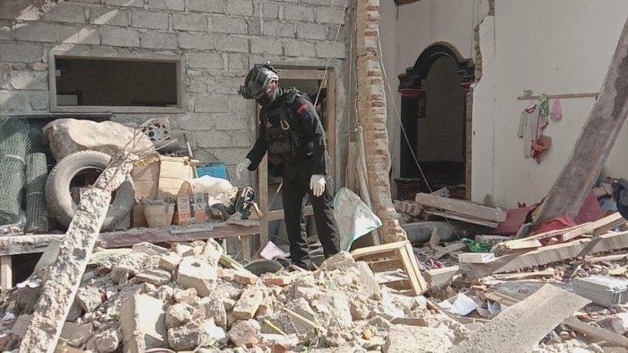2 Rumah di Malang Meledak, Diduga akibat Bahan Baku Petasan, 1 Orang Meninggal dan 2 Luka