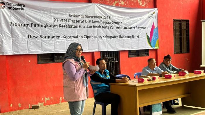 Srikandi Care TJSL PLN Perkuat Gizi Ibu dan Anak di Ring 1 Proyek PLTA Cisokan