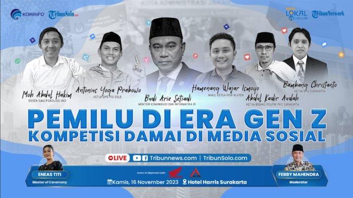 Hari ini Talkshow Politik Tribun Series Singgah ke Solo: Medsos Kunci Menangkan Suara Gen-Z?