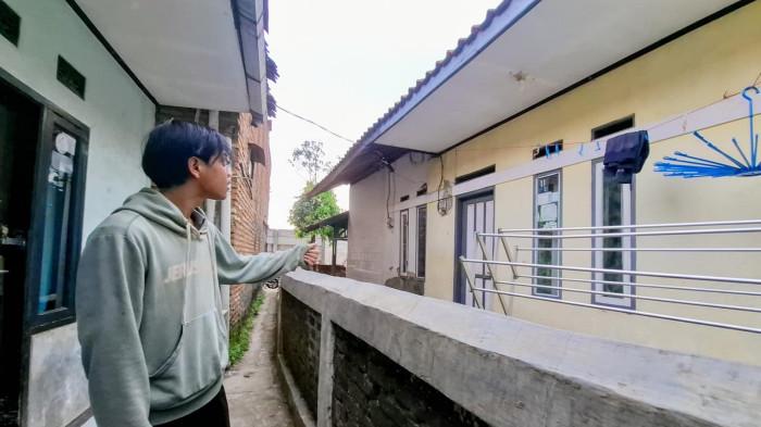 Tempat Kejadian Perkara (TKP) di Desa Kiangroke, Kecamatan Banjaran, Kabupaten Bandung, yang ditemukannya tiga jenazah.