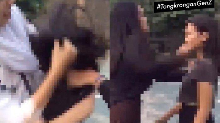 Viral, Aksi Siswi SMP di Bekasi Baku Hantam Diduga Perkara Lelaki, Miris Temannya Jadi Penonton