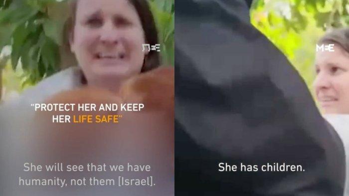 Viral, Ibu dan Anak Israel Terjebak dalam Serangan di Al Aqsa, Prajurit Hamas Berikan Perlindungan