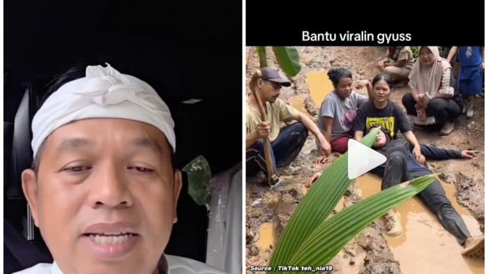 Warga Cianjur Guyang di Jalan Rusak Puluhan Tahun Menanti Perbaikan, Dedi Mulyadi Beri Kabar Gembira