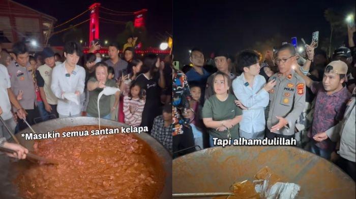 Wilie Salim Kaget Rendang 200 Kg Hilang saat Dimasak Bersama di Palembang, Polisi: 1 Menit Ludes
