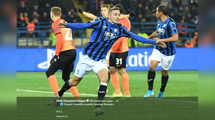 Hasil Liga Champions,  Atalanta Cetak Sejarah, Tottenham Hotspur Tersingkir, RB Leipzig  Lolos