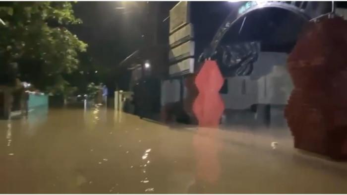 banjir di gunung sari waled