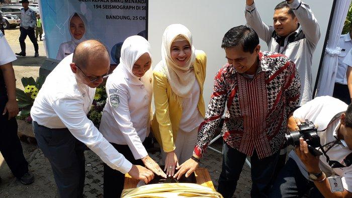 BMKG Resmikan Sensor Seismograf Pertama di Pasirjambu Kabupaten Bandung