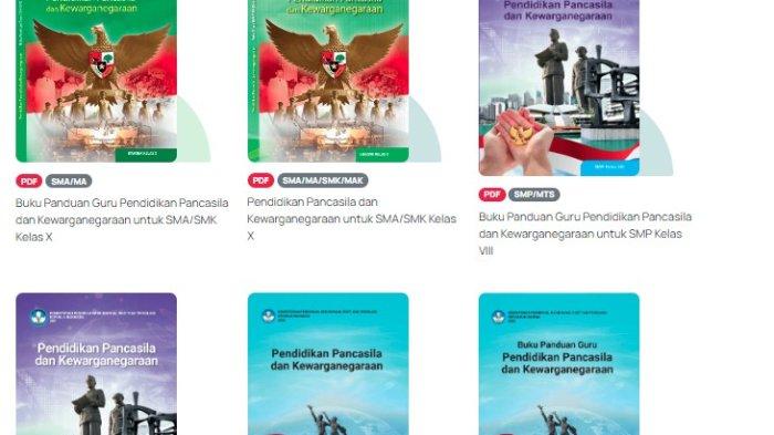 Link Download PDF Buku PPKn Kurikulum Merdeka untuk SD, SMP, dan SMA, Gratis untuk Guru dan Murid