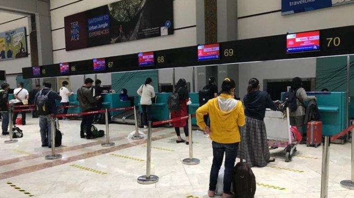 PSBB Transisi DKI Jakarta, Penerbangan di Bandara Soekarno-Hatta Saat Pandemi Naik 5