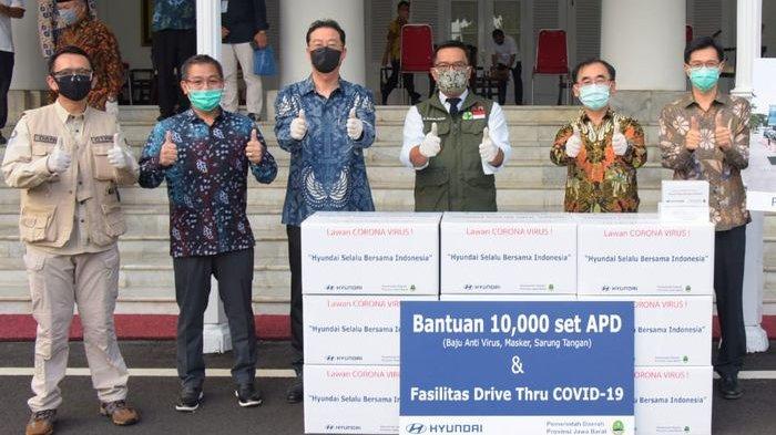 Hyundai Turut Atasi Covid-19 di Jabar, Bantu 10 Ribu Set APD dan Implementasi Tes Masif Drive Thru