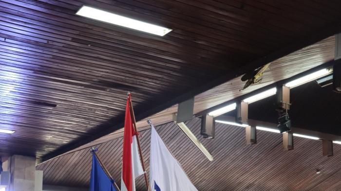 MAHASISWA BARU POLBAN - Janji mahasiswa yang dibacakan oleh mahasiswa baru saat pelantikan di Polban, Selasa (5/8/2025). 