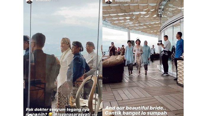 Isyana menikah di Bandung. 