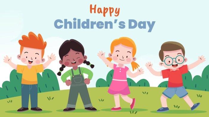 Gambar-gambar Menarik Ucapan Selamat Hari Anak Nasional 2023, Tinggal Download Lalu Pasang di Medsos