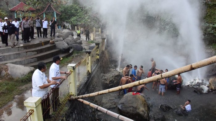Sampah Berserakan Masih Jadi Masalah Kawasan Wisata Geyser Cisolok, Ciletuh-Pelabuhan Ratu