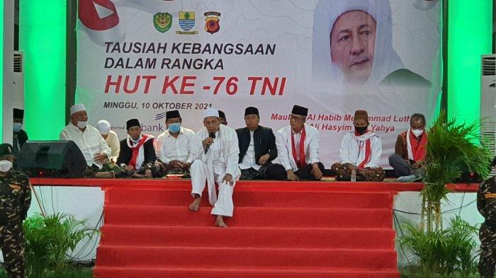 Habib Luthfi Sebut Orangtua TNI-Polri itu Rakyat, di HUT ke-76 TNI, Orangtua Harus Merayakannya