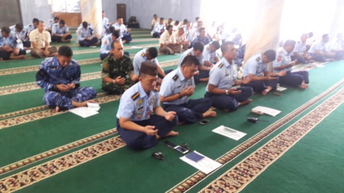 Jelang HUT Ke-73 TNI, Lanud Husein Sastranegara Gelar Doa Bersama