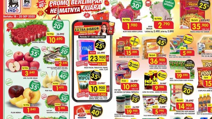 Akhir Pekan Waktunya Belanja Hemat 18 - 20 September 2020, Cek Dulu Katalog Promo Superindo Diskonan