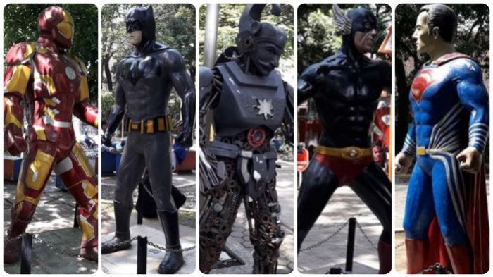 5 Patung Pahlawan Super di Taman Superhero Bandung, Pas untuk Latar Selfie