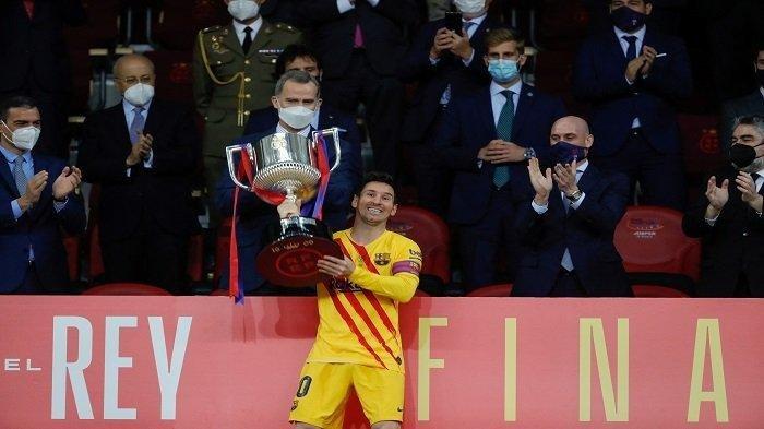 Barcelona Raih Gelar Pertama Musim Ini, Kalahkan Athletic Bilbao 4-0 di Final Copa del Rey