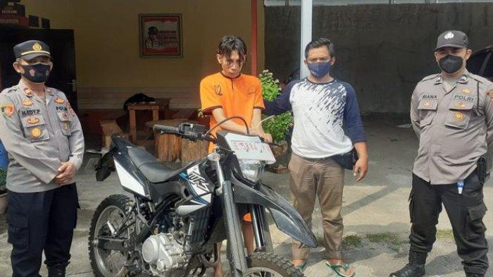 Diteriaki Maling Saat Dini Hari Mencuri Motor Trail, Pelaku Ditangkap Warga Leuwimunding Majalengka