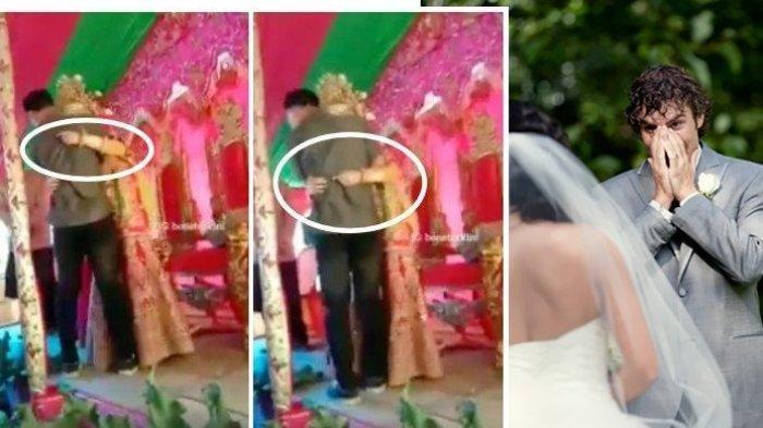 Video Viral, Risiko Mantan Datang ke Pernikahan, Dipeluk Mempelai Wanita, Keluarga Melerai Ngamuk
