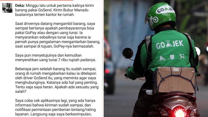 Salut! 3 Hari Cari Nomor Pelanggan, Driver Ojek Online Ini Hanya Ingin Kembalikan Uang Rp 7 Ribu