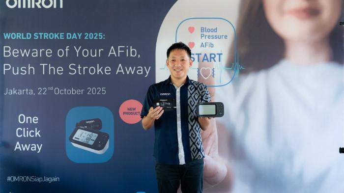Hari Stroke Sedunia: Omron Keluarkan Alat Cek AFib, Cegah Stroke Sejak Dini