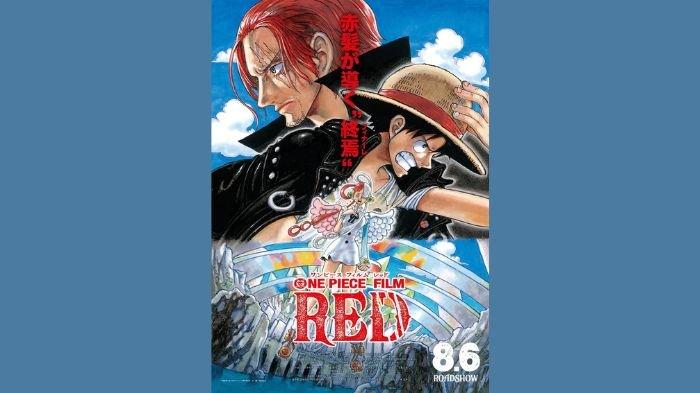 Poster film One Piece Red. Segera hadir di bioskop Indonesia, ini jadwal tayang, daftar pengisi suara, dan sinopsisnya.