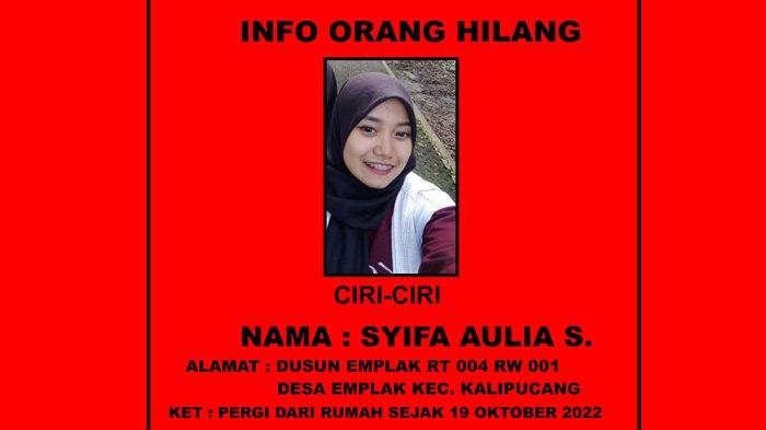 Gadis Cantik Asal Pangandaran Dinyatakan Hilang Pergi dari Rumah, Sudah 12 Hari Belum Pulang