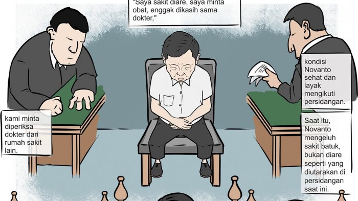 Deisti Tagor Bercucuran Air Mata saat Setya Novanto Lunglai di Kursi Terdakwa