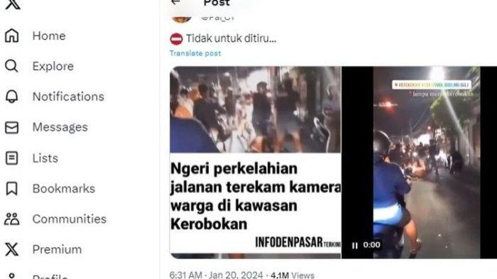 Viral Pria Pukul Pengendara Motor di Bali, Berawal dari Salah Paham Hingga Cekcok,Pelaku Klarifikasi
