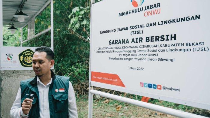 PT Migas Hulu Jabar ONWJ  Bangun Sarana Air Bersih Bagi Warga Cibarusah