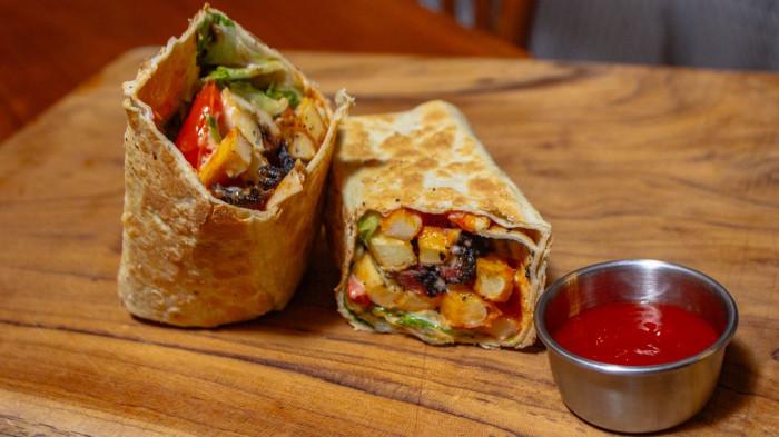 sajian menu di Uncle Jack Smokehouse