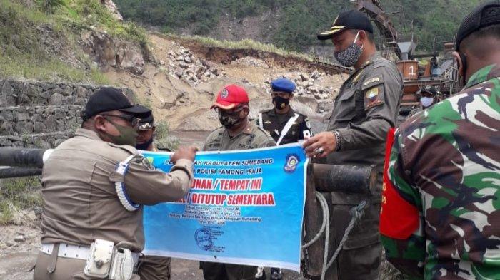 Tak Berizin, 5 Tambang Pasir di Kaki Gunung Tampomas Disegel, Pemiliknya Bakal Langsung Di-BAP