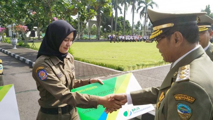 Wow, 103 Anggota Satpol PP Kota Tasikmalaya Dapat Kado Istimewa