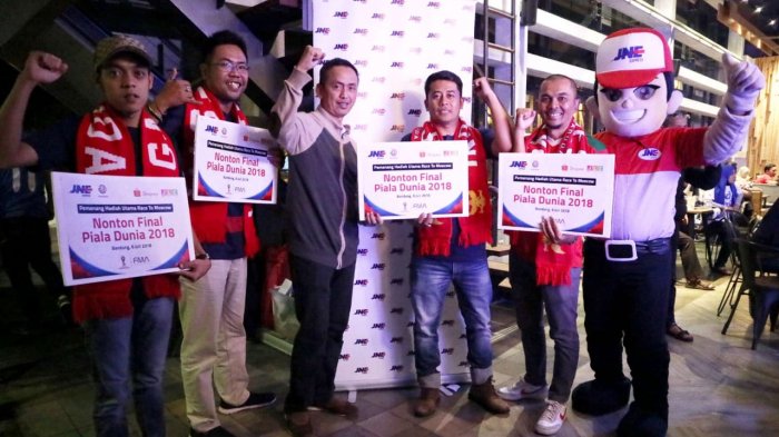 Serunya Nobar Piala Dunia 2018 Bersama JNE di One Eighty Coffee & Music