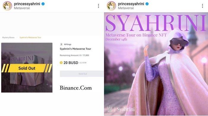 NFT Syahrini Laris Manis, Intip Virtual Tour Ala Incess di Metaverse, Megah dan Penuh Bunga-bunga