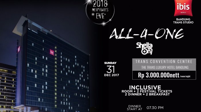 Ini Lima Hotel di Bandung yang Memiliki Konsep Menarik di Malam Tahun Baru