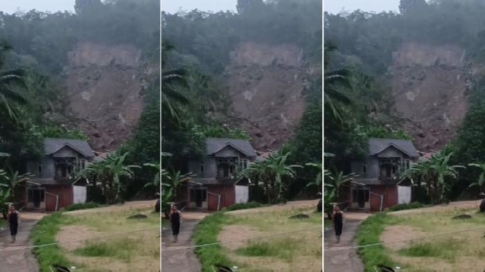 BREAKING NEWS: 9 Rumah di Sukabumi Tertimbun Longsor, Mak Onah Lari Selamatkan Diri