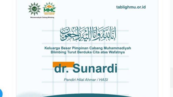 Muhammadiyah Sebut Dokter Sunardi Relawan Kemanusiaan, Kehilangan Setelah Ditembak Mati Densus 88