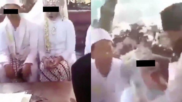 Video Viral Detik-detik Pengantin Wanita Disebut Kena Guna-guna saat Ijab Kabul, Tiba-tiba Berteriak