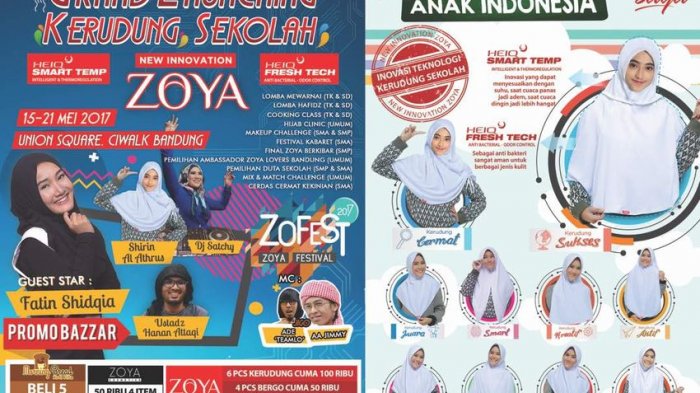 Zoya Festival 2017 Berlangsung Mulai Hari Ini, Datang Yuk!
