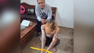 Kapolsek-Cibatu-Iptu-Amirudin-Latif-bersama-pria-bertato-Garut.jpg