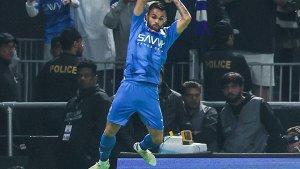 Michael-Delgado-dari-Al-Hilal-merayakan-gol-ala-Cristiano-Ronaldo.jpg