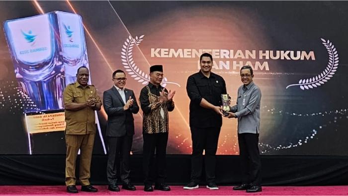 Kemenkumham Meraih Terbaik Kedua dalam Penghargaan Germas Award Tahun 2023