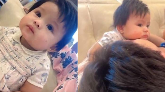 Gemasnya Ameena Lakukan Hal Ini Pada Atta Halilintar, Aurel Hermansyah Tertawa: Keberatan Pipi