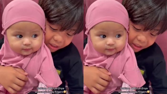 Momen Qahtan Halilintar Pasrah Ameena Gemas Padanya Sampai Lakukan Ini, Geni Faruk: Gumush Banget