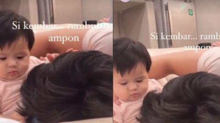 Manisnya Sikap Ameena Pada Atta Halilintar, Mengelus Kepala Sang Ayah, Aurel Hermansyah: Si Kembar